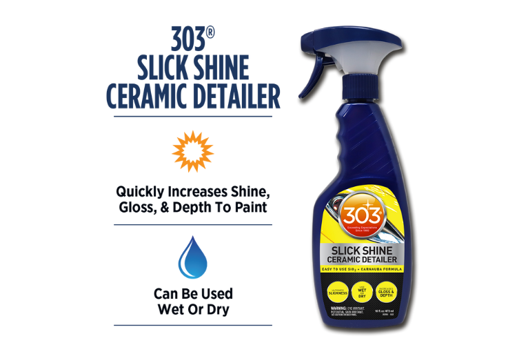 303 Slick Shine Ceramic Detailer - SiO2 and Ceramic Coating - 16oz (30265)